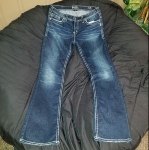 Womans Silver Jean's